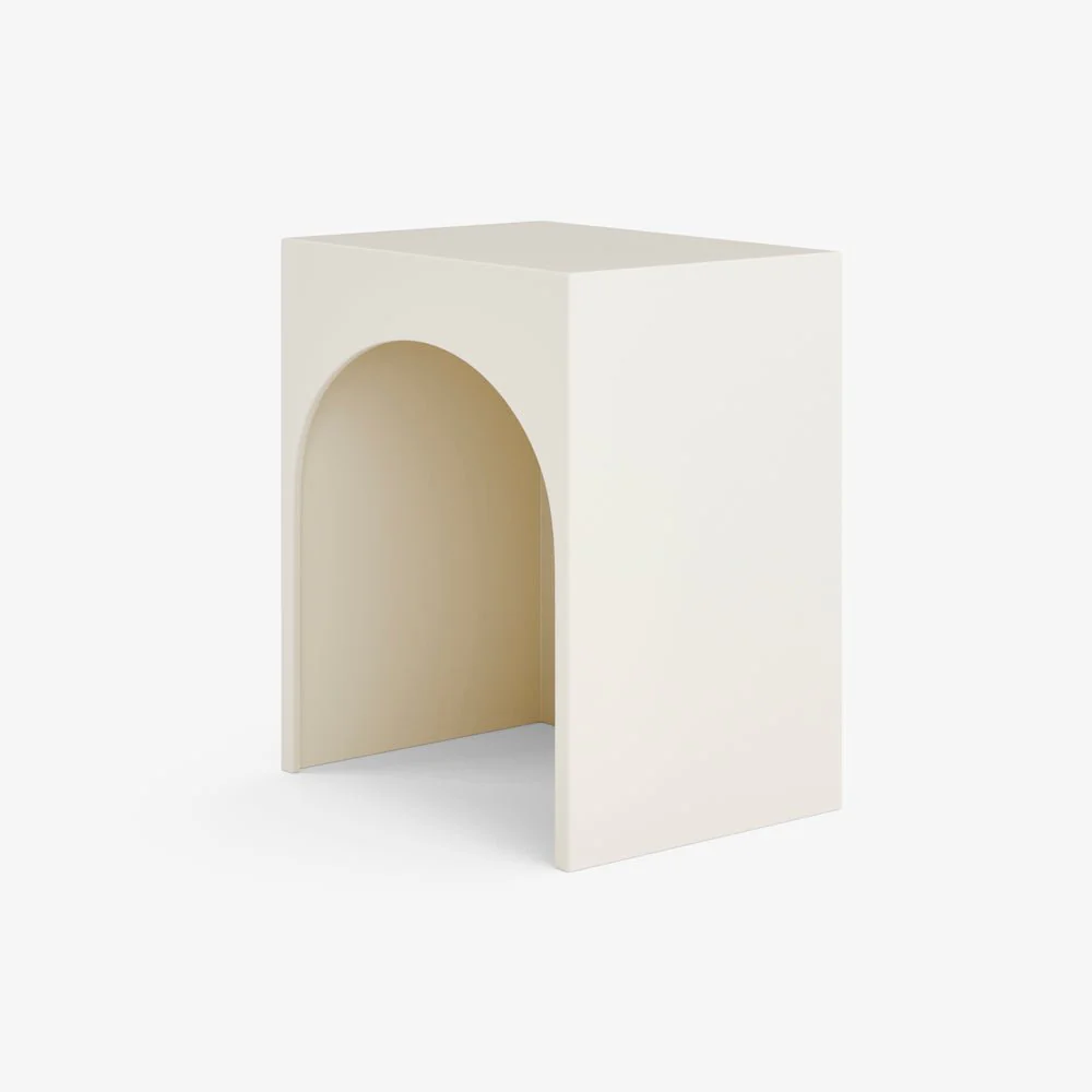 ARC | שידת לילה מעץ 40/40 ס"מ, בצורה קשתית - Image 3