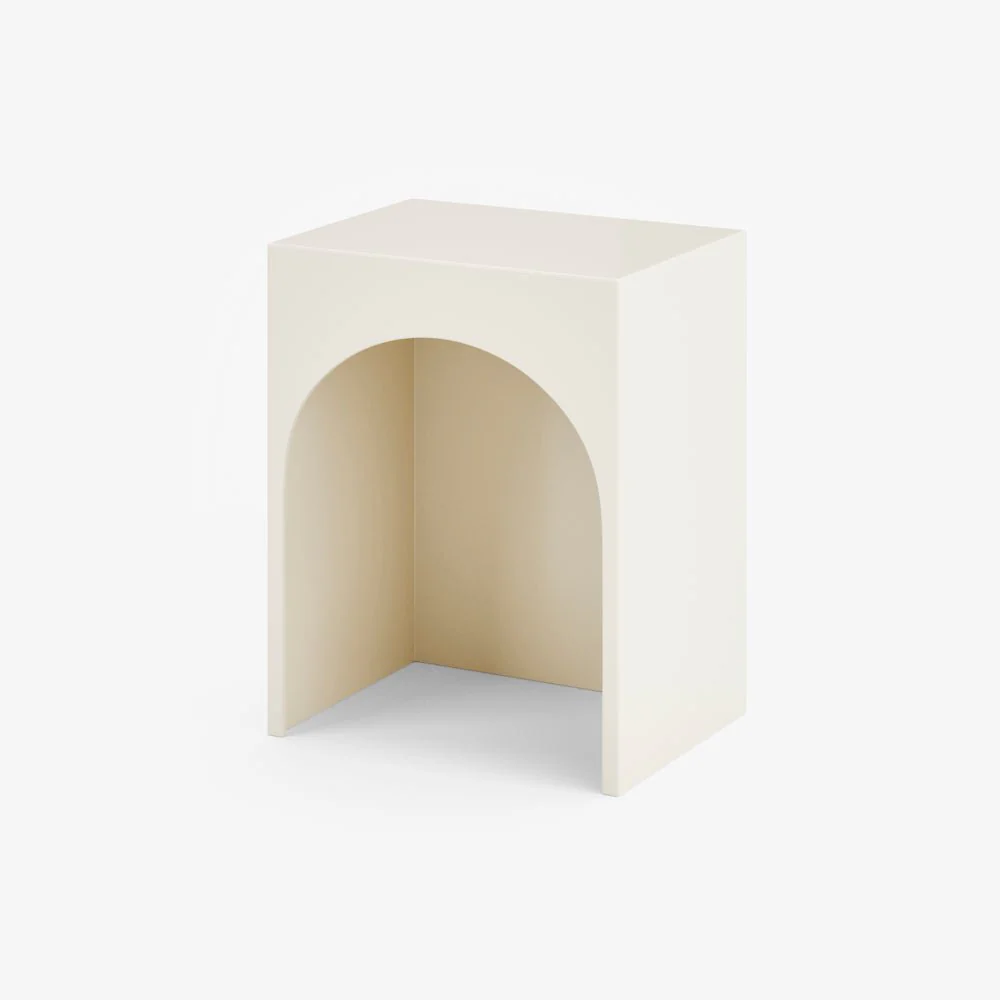 ARC | שידת לילה מעץ 40/40 ס"מ, בצורה קשתית - Image 8