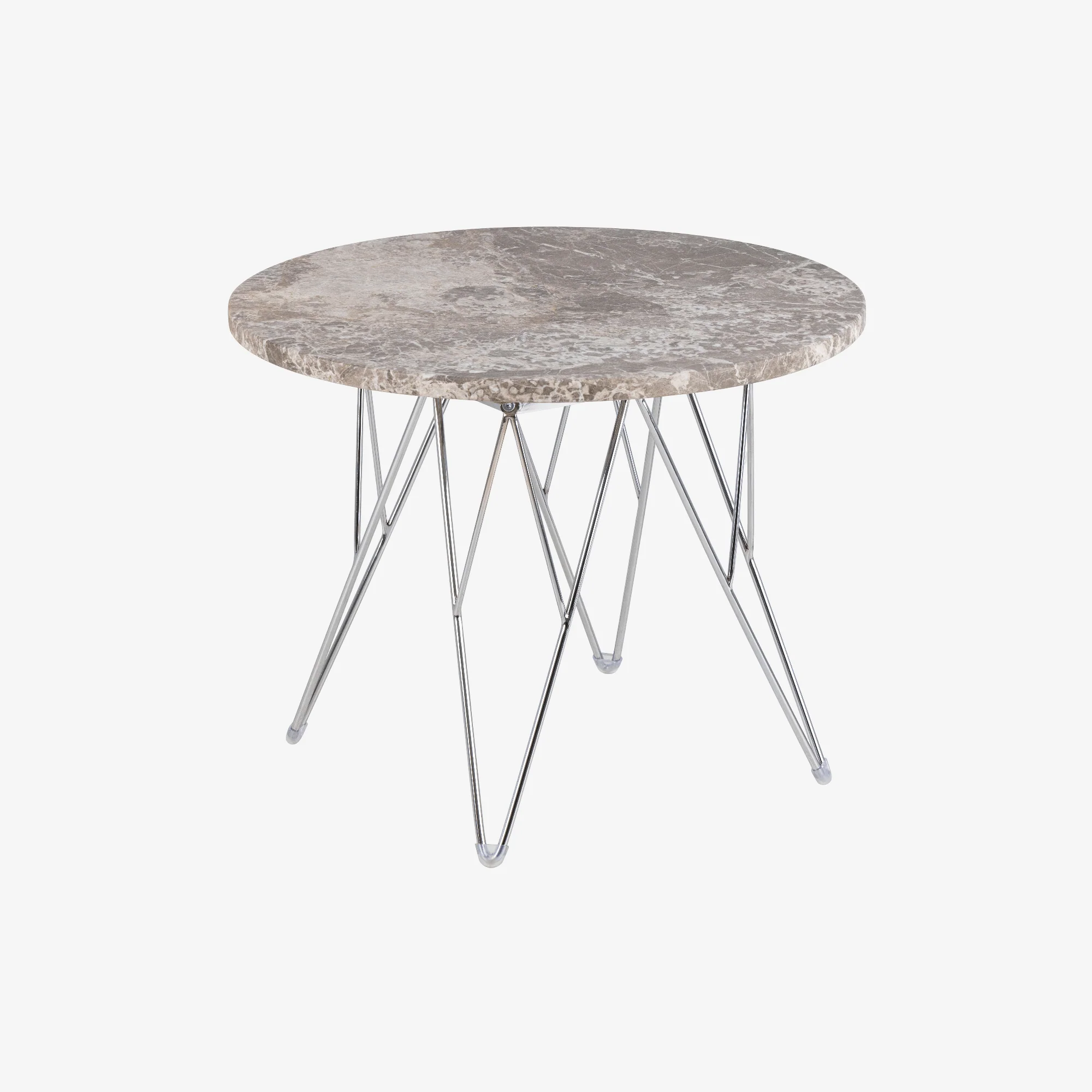 BLOMA | שולחן צד עגול משיש ומתכת, קוטר 55 ס"מ - Image 7
