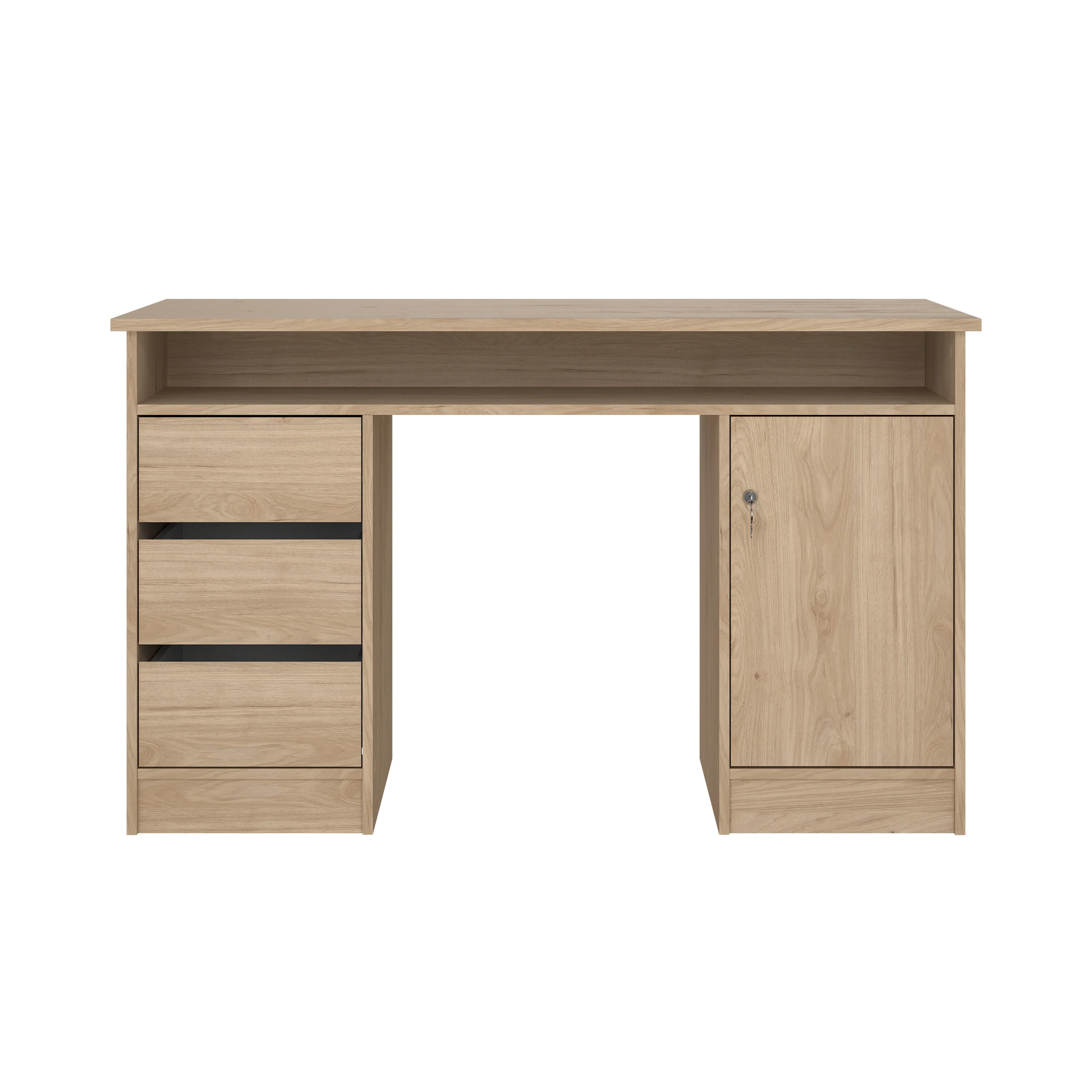 COASTA | שולחן עבודה עם 3 מגירות ודלת, 126 ס"מ - Image 10