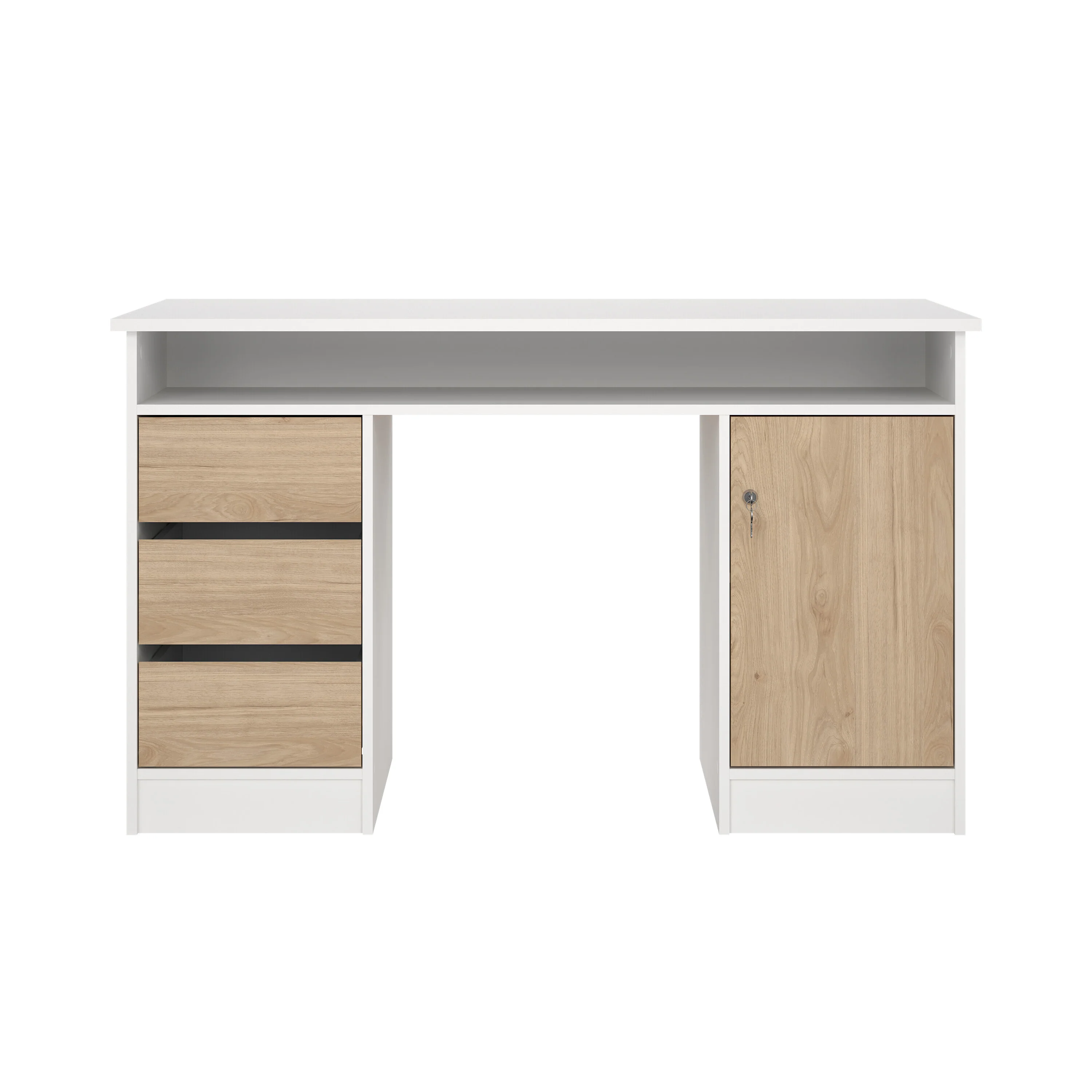 COASTA | שולחן עבודה עם 3 מגירות ודלת, 126 ס"מ - Image 11