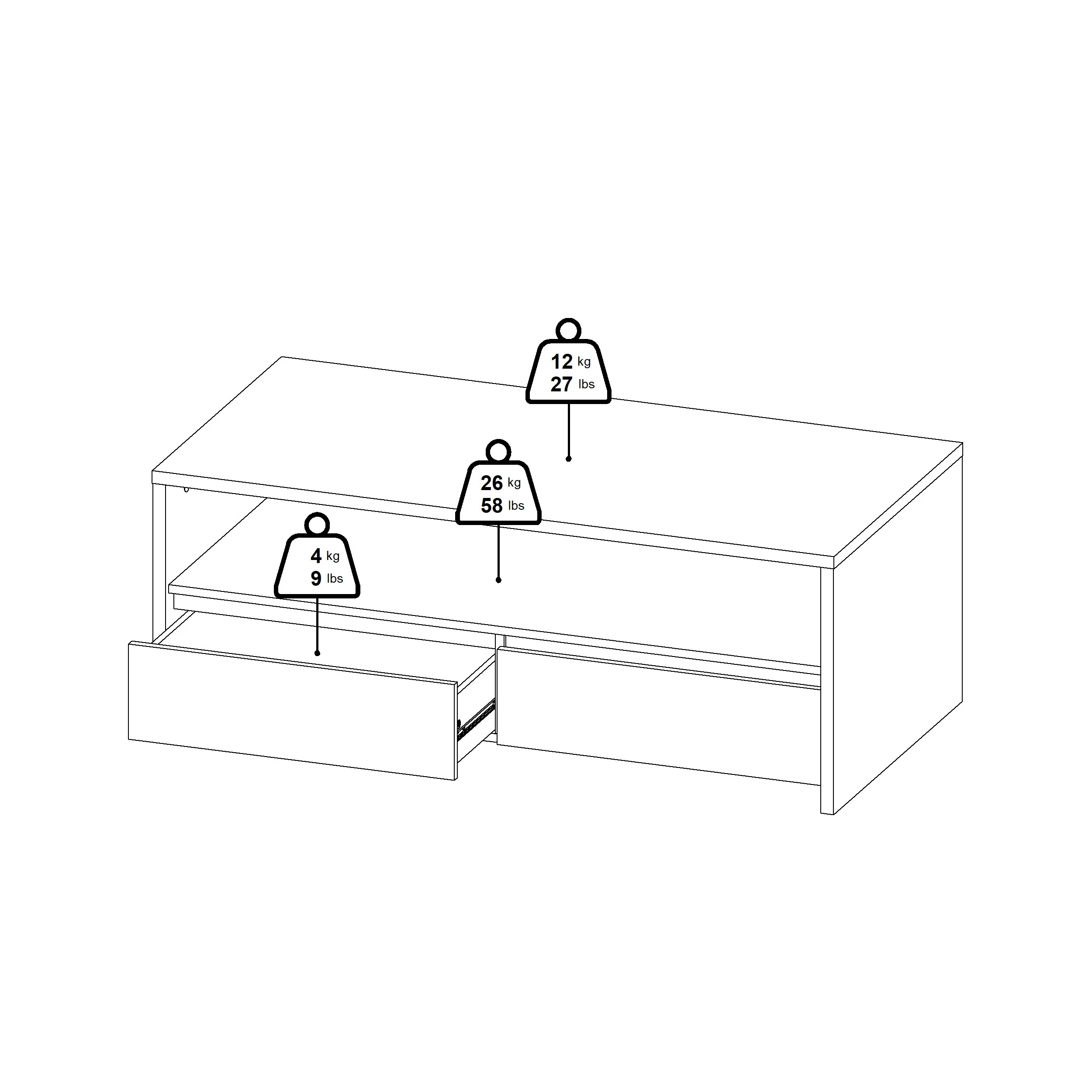 CUBO | שולחן סלון מלבני 120/60 ס"מ - Image 9