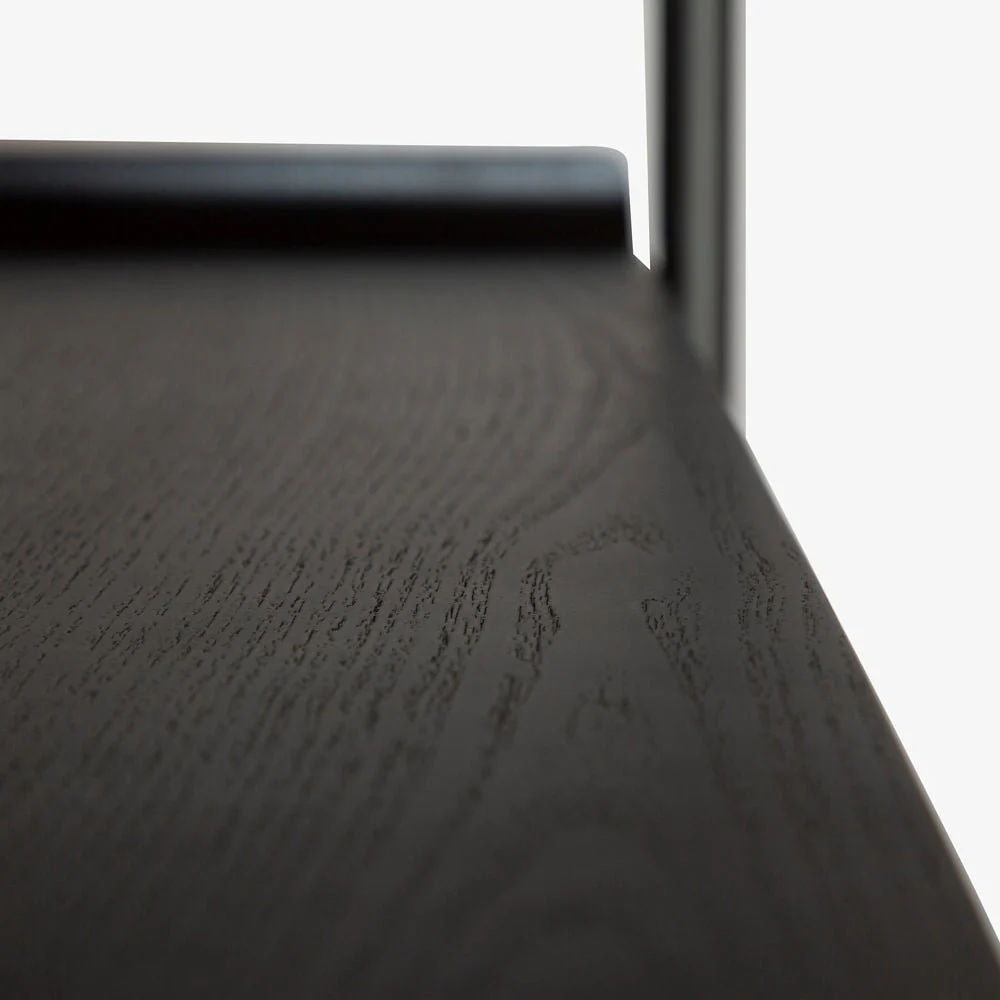 FLORAN | יחידת מדפים מפורניר ומתכת, רוחב 90 ס"מ - Image 3